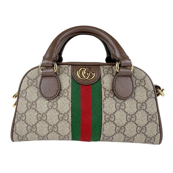 Gucci Handbags - GUCCI Ophidia GG Supreme Canvas Shoulder Bag Brown 724606 z1750